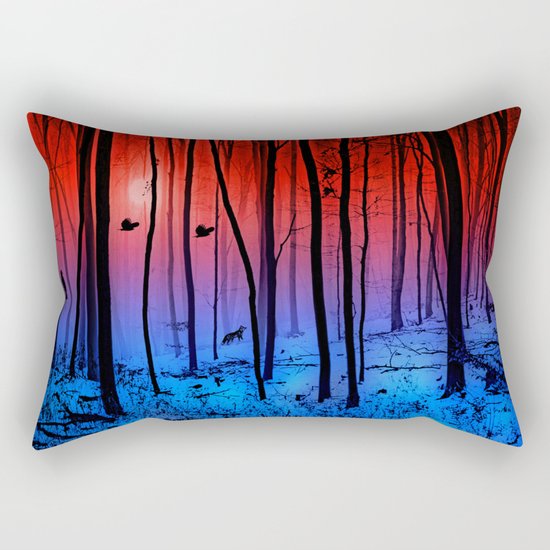 Mystical forest Rectangular Pillow
