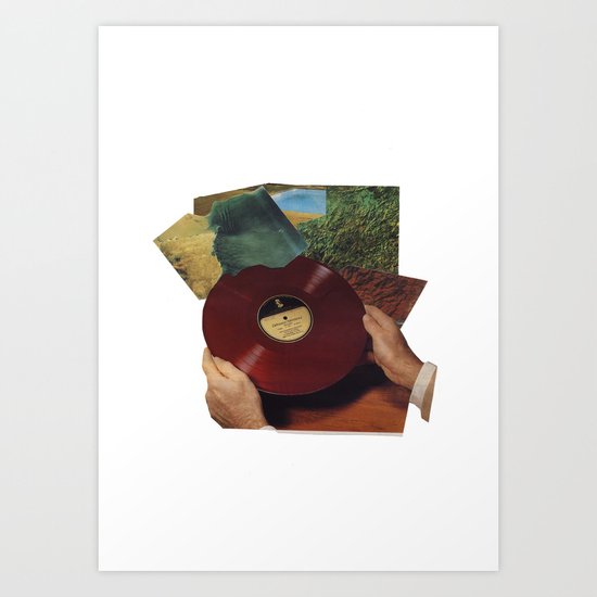 record mind Art Print