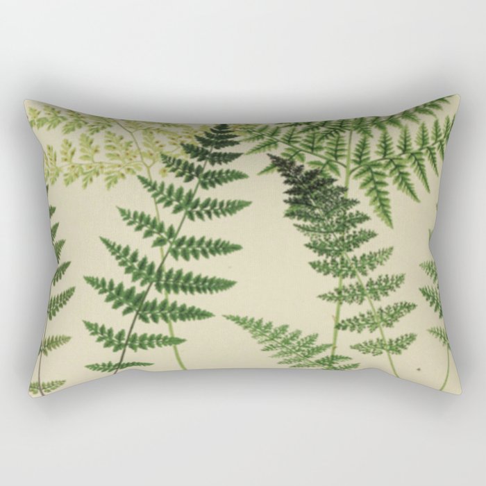 Botanical Ferns Rectangular Pillow