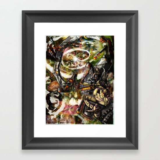 Riding a Nuclear Dragon into the Last Star in the Universe Framed Art Print