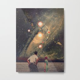 Light Explosions In Our Sky Metal Print