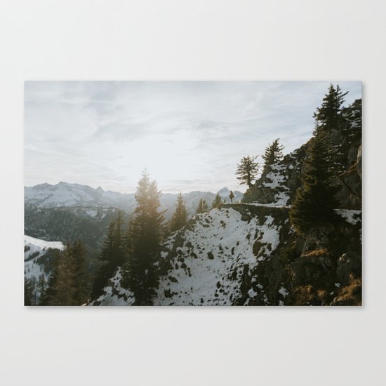 Taking in the view - Landscape Photography Canvas Print