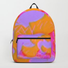 Paint Blotch Pattern Backpack