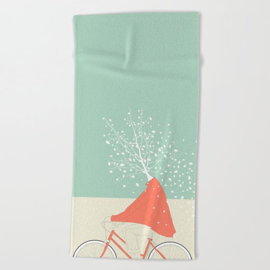 Woman Nature 9 Beach Towel