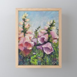 Fluted Flowers Framed Mini Art Print