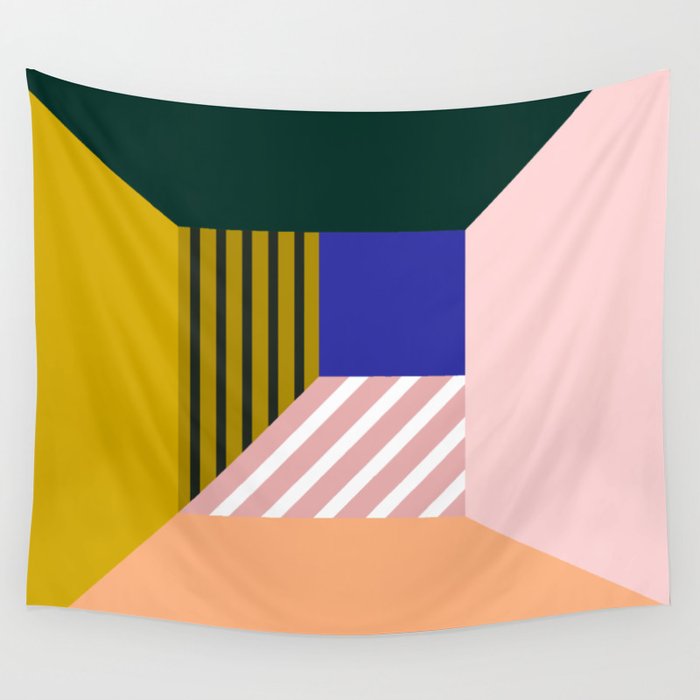 Abstract room b Wall Tapestry