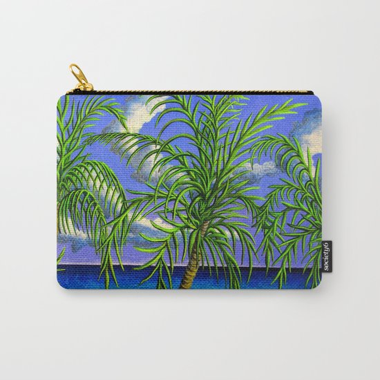 palms and sea Carry-All Pouch