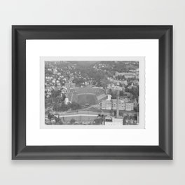 Mountaineer Field Stadium Framed Art Print