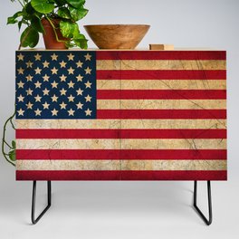 Vintage American Flag Credenza