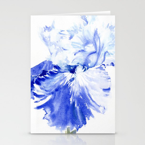 Iris Blue Stationery Cards