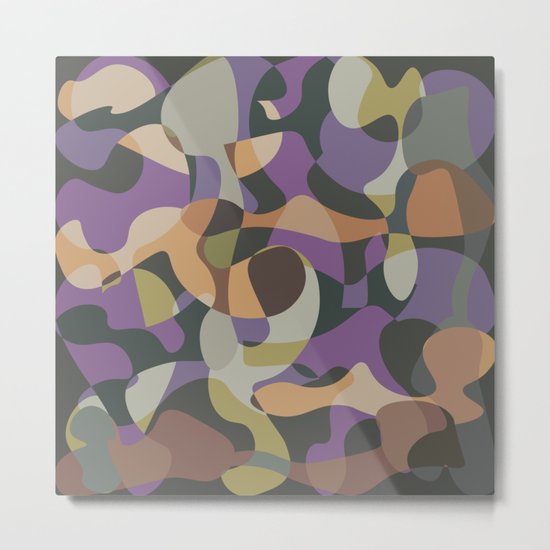 Camouflage XXXVII Metal Print
