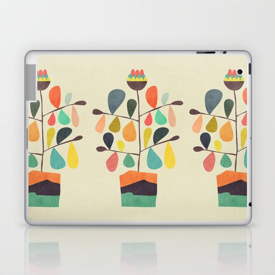 Potted Plant 4 Laptop & iPad Skin