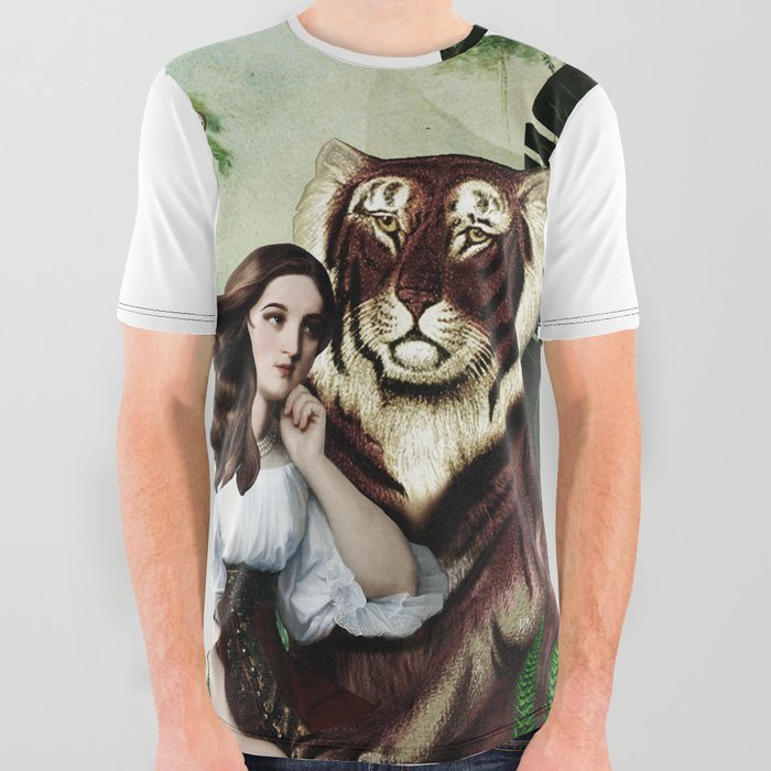 Portrait with a pet All Over Graphic Tee