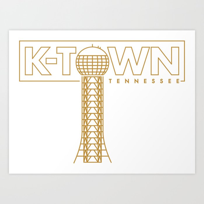 K-Town Tennessee (Sunsphere) Art Print