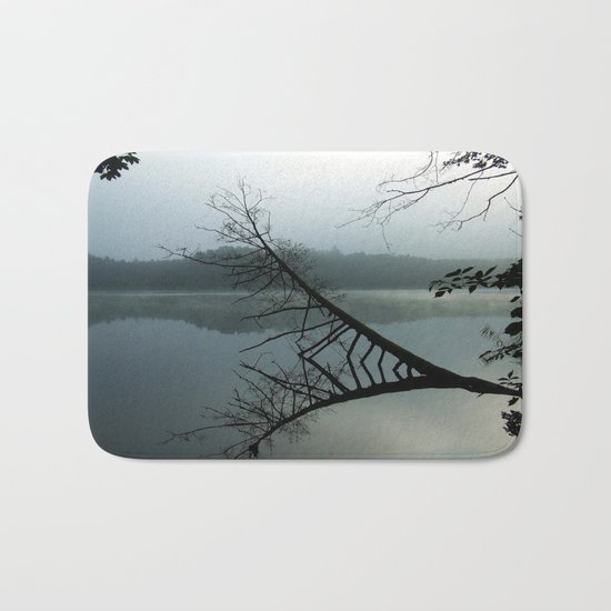 Smokey lake Bath Mat