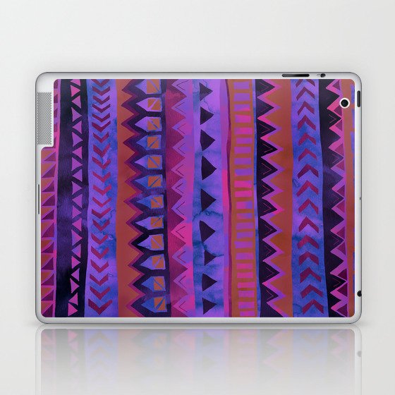 PATTERN {Tribal Stripe- Purple} Laptop & iPad Skin
