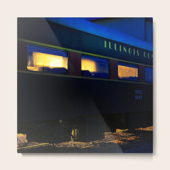 Night train Metal Print