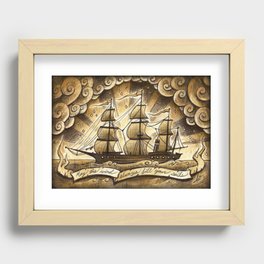 Sailing Winds Recessed Framed Print