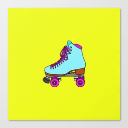 Let's Roller Skate Canvas Print
