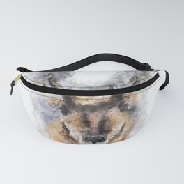 Pronghorn soft watercolor Fanny Pack
