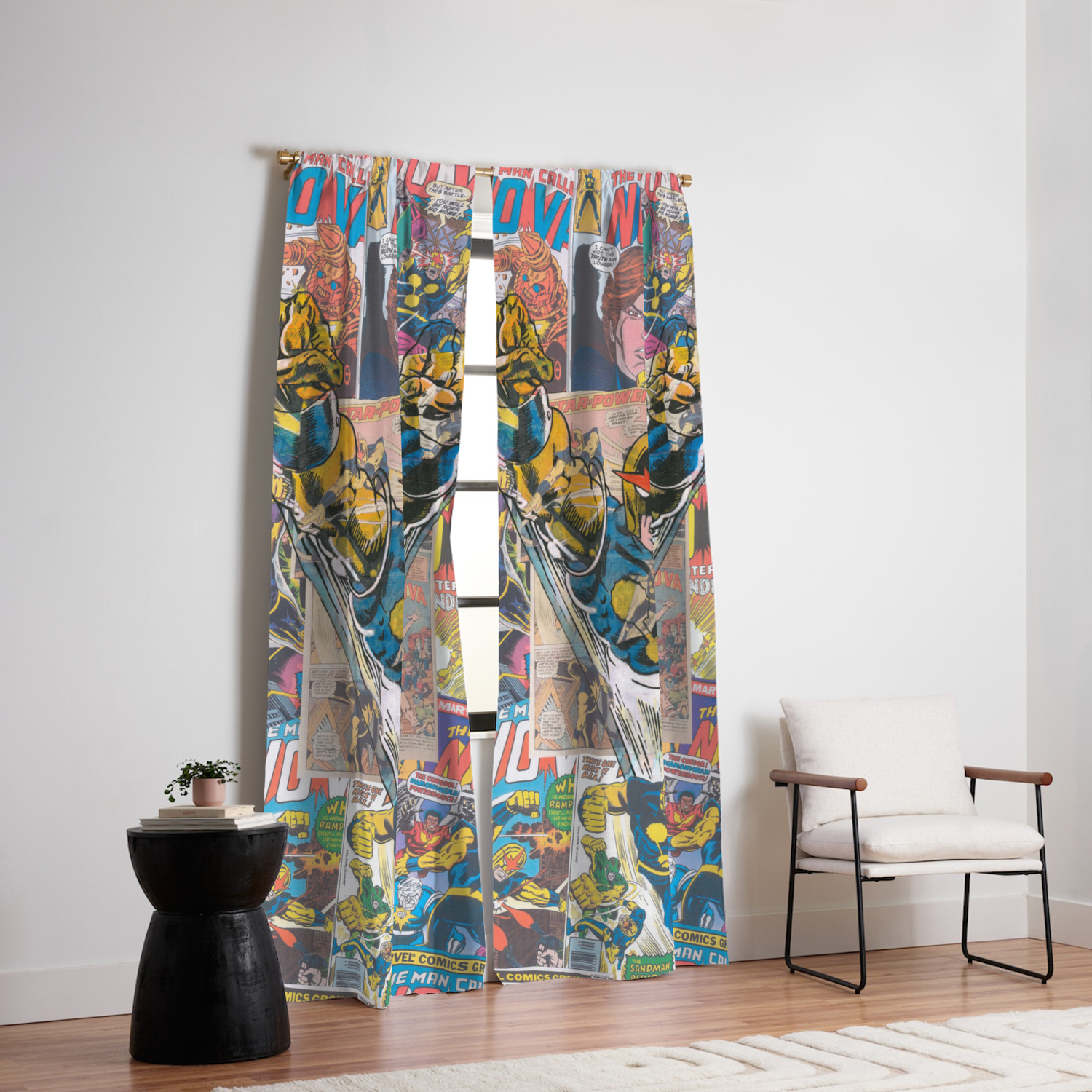 Nova Comic Art Blackout Curtain By Ohmyseeds Society6