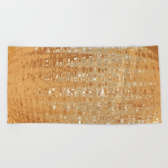 Golden Ball Beach Towel