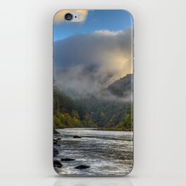 Crisp Fall Morning on the Rogue River iPhone Skin