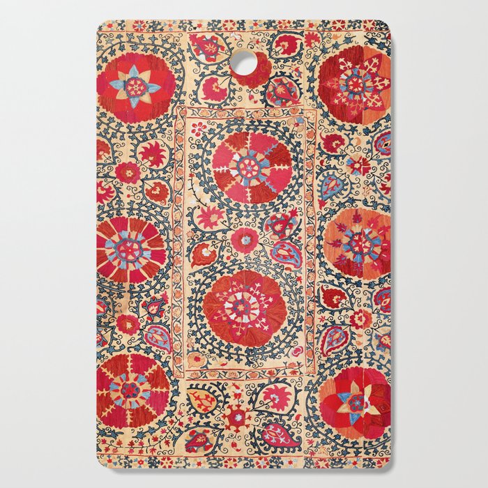 Samarkand Suzani Southwest Uzbekistan Embroidery Cutting Board