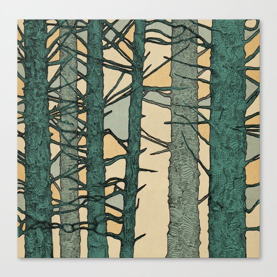 Green Trees Canvas Print