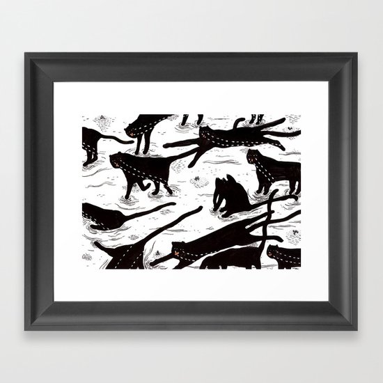 ze crying katz Framed Art Print