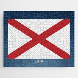 State Flag of Alabama US State Flag American Flags Jigsaw Puzzle