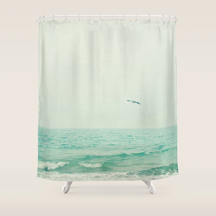 Lone Bird Shower Curtain by Cassia Beck Society6