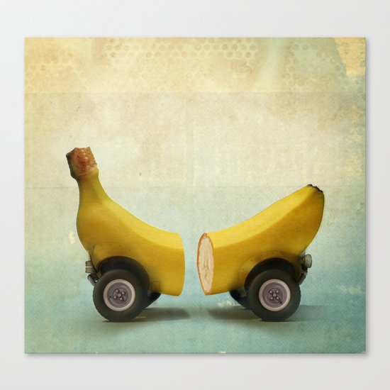 Banana Splitmobile Canvas Print