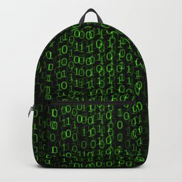 FICTION OF THE MATRIX Backpack | Illusion, Digital, Universe, Virtual, Computer, Graphicdesign, Matrix, Code, Game, Binary 