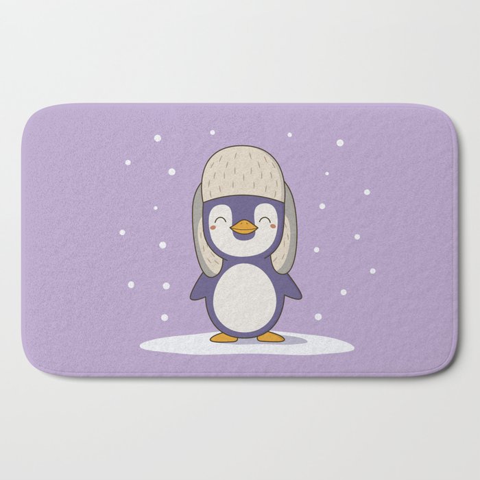 Kawaii Cute Christmas And Winter Penguin Bath Mat By Wordsberry Society6 How to draw a cute hedgehog in 8 steps. society6