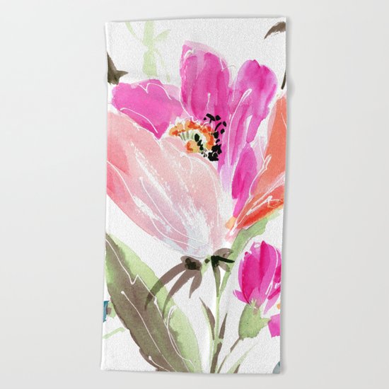 tulip Beach Towel