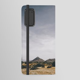 South Africa Photography - Beautiful Dry Field Under The Gray Sky Android Wallet Case