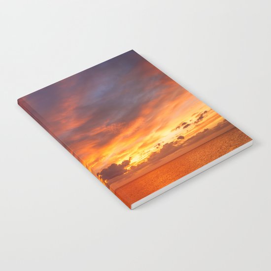 Burning Sunset Notebook