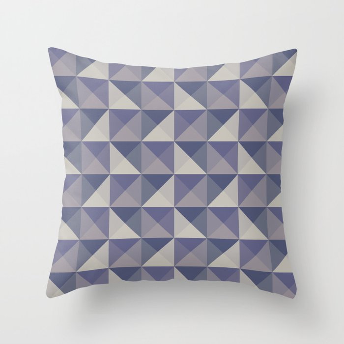 Geometric Triangles Throw Pillow