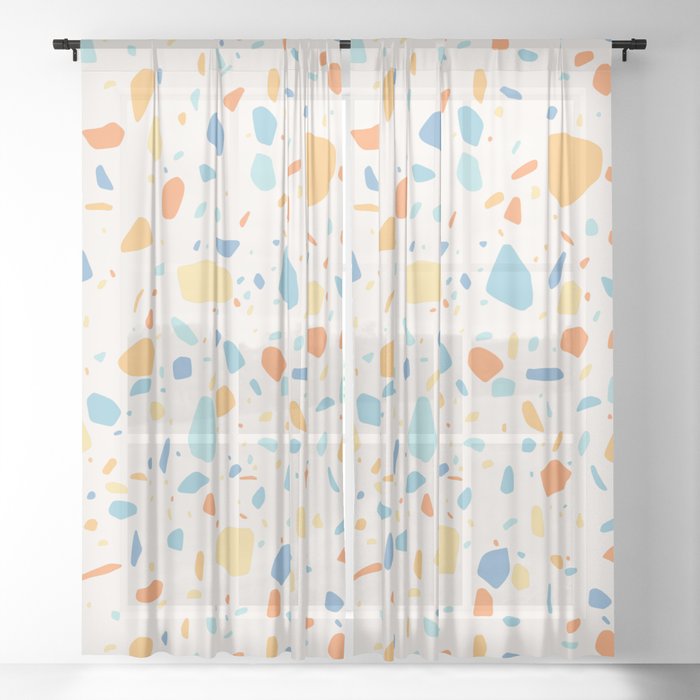 Terrazzo 10 Sheer Curtain