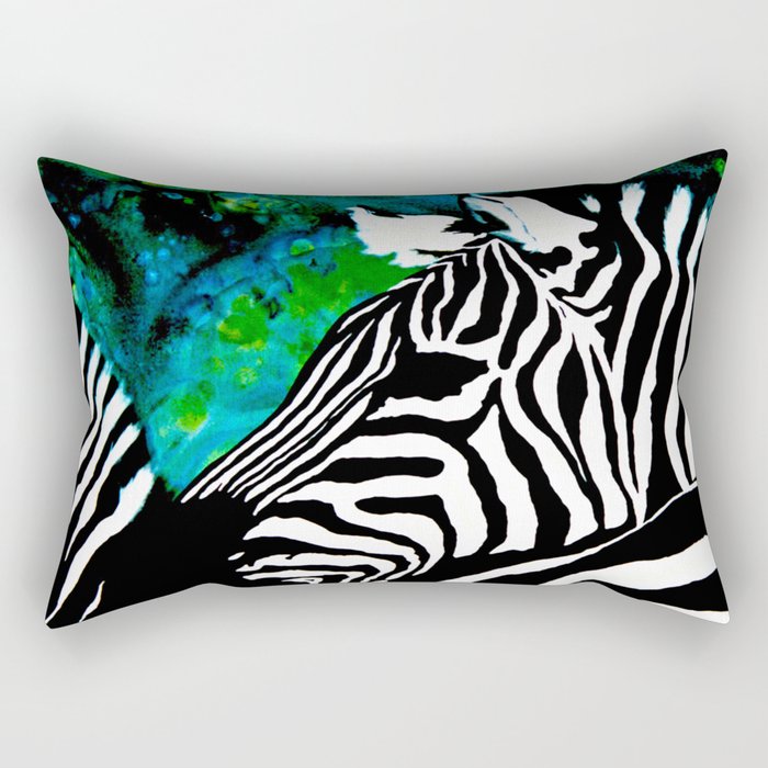 Zebras Rectangular Pillow