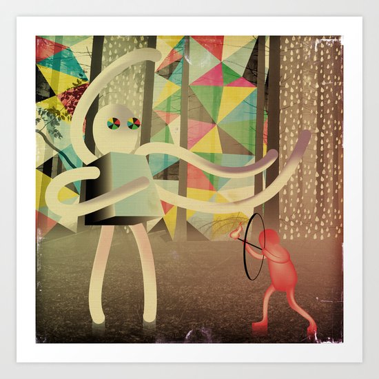 controller_24 (re-edit) Art Print