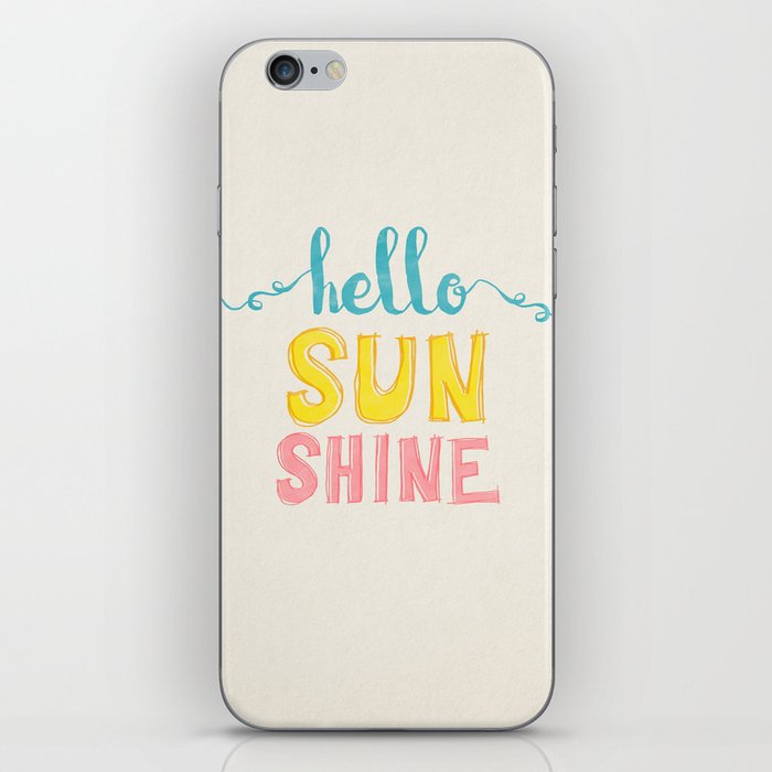 Hello Sunshine iPhone Skin