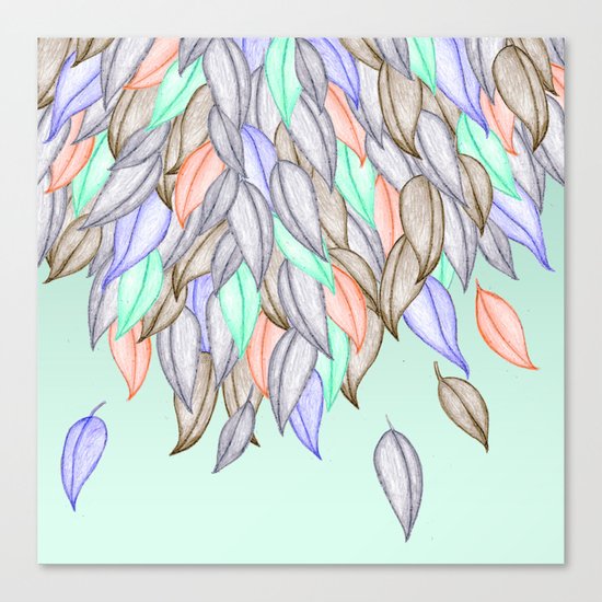 CRAYON LOVE - A Different Nature Canvas Print