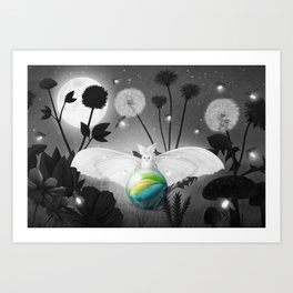 Luna Moth  Art Print