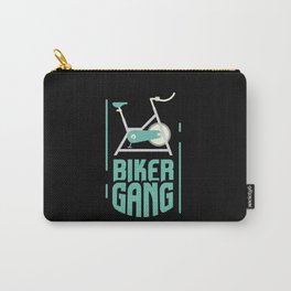 Biker Gang Funny Spin Gym Workout Spinning Class Carry-All Pouch