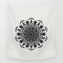 Mandala Black and White Tree of Life Wall Tapestry | Black And White, Yoga, Digital, Xiari, Mandala, Mandalatapestry, Mandalapillow, Society6, Yogi, Interiordesign 