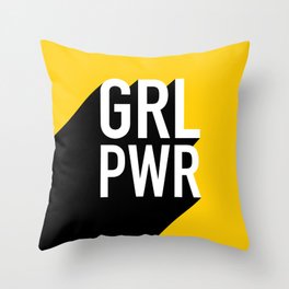 GRL PWR - Girl Power Throw Pillow