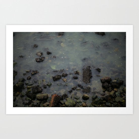 sea foam Art Print