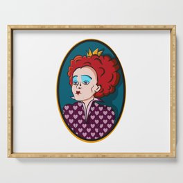 Queen Of hearts Serving Tray